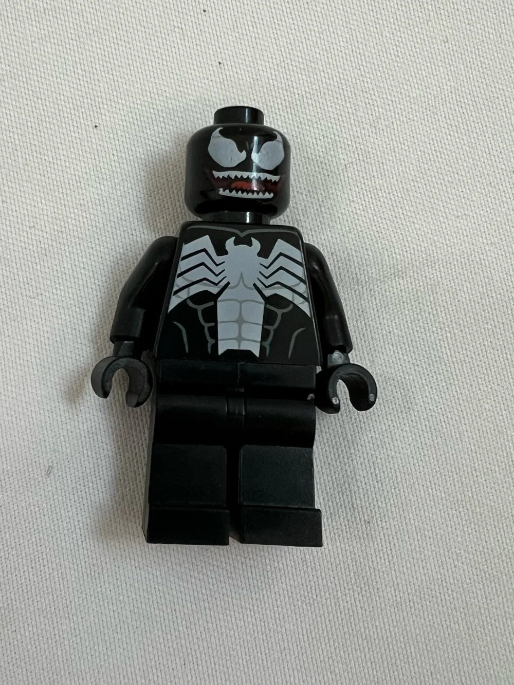 LEGO Venom MiniFigure Fig Super Hero Marvel Brick Black White Red